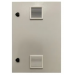 PSS MSVD.6040 IP54 VENTED DOOR FOR MSB.604020 2X VENT POWDER COATED METAL GREY