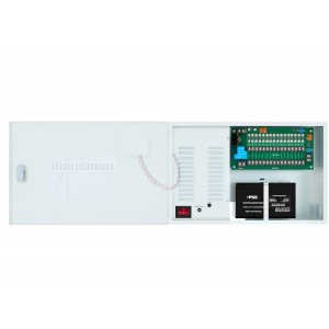 PATRIOT WB-DC12-8A 13.5VDC 8A WALL MOUNT DC UPS 16X 1.85A OUTPUTS 1X 12V 9AH BATTERY WHITE 235Hx362Wx92D (MM)