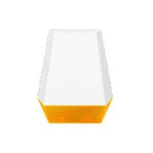 ROSSLARE SA-95A HARDWIRED PIEZO SIREN AMBER STROBE IP65 TAMPER 85DB 8-14VDC WHITE 100HX130WX50D (MM)