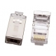 CABAC C68P8CS2P-L CAT6 RJ45 8P8C SHIELDED 2 PIECE PLUG 50PK