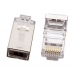 CABAC C68P8CS2P-L CAT6 RJ45 8P8C SHIELDED 2 PIECE PLUG 50PK