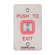 ROSSLARE EX-07E0 PUSH TO EXIT BUTTON IP65 SPDT 12-24VDC RED/GREEN LED MOMENTARY STAINLESS STEEL 114Hx70Wx32D (