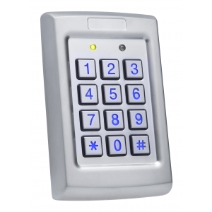 ROSSLARE AC-Q41SB KEYPAD READER 500 USER BACKLIT ANTI-VANDAL WEATHER RESISTANT IP65 12–24VDC 12–24VAC