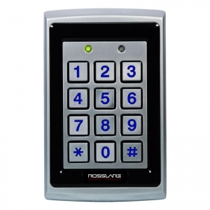 ROSSLARE AYC-Q6355 CSN SELECT KEYPAD SMART CARD READER NFC WIEGAND OSDP 13.56MHZ IP65 SILVER 88.5Hx89.5Wx18.3D