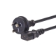 TE PL240-3 1.8M AU 3-PIN TO IEC C13 POWER CABLE 10A 250V 3X0.75MM2 PVC SHEATH BLACK