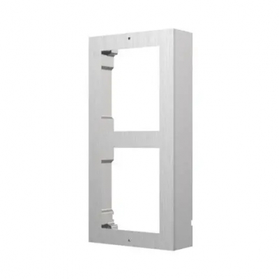 HIKVISION DS-KD-ACW2/S 2ND GEN INTERCOM 2-MODULE SURFACE MOUNT HOUSING STAINLESS STEEL 219HX107WX4D (MM)