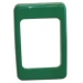TROJAN TROTDL-SSG SINGLE SURROUND PLATE GREEN 116Hx76W (MM)