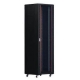 REDBACK RACKS A4.6627 27RU FLOOR STANDING 19 INCH DATA CABINET GLASS DOOR CASTORS IP20 BLACK 1388Hx600Wx600D (