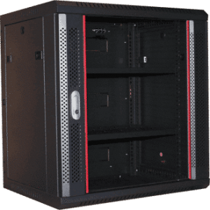 REDBACK RACKS WM.6412 12RU 19 INCH SINGLE SECTION WALL MOUNTED RACK CABINET IP20 637Hx600Wx450D (MM)