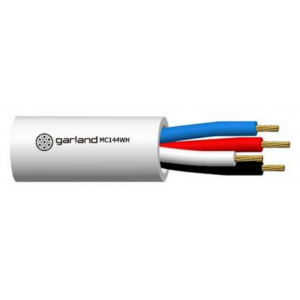GARLAND SECURITY CABLE 14/0.20 4 CORE STRANDED UNSCREENED PVC SHEATH 300M WHITE