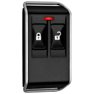 BOSCH RFKF-TBS RADION 2 BUTTON ENCRYPTED KEY FOB REMOTE 433.42MHZ 63.7Hx35.5Wx13.0D (MM) BLACK