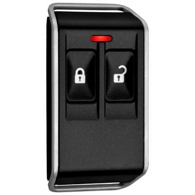 BOSCH RFKF-TBS RADION 2 BUTTON ENCRYPTED KEY FOB REMOTE 433.42MHZ 63.7Hx35.5Wx13.0D (MM) BLACK