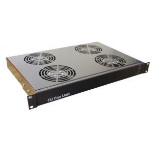 REDBACK RACKS SA.2904 1U 19 INCH RACK FAN UNIT 4X FANS 48W 240VAC 236 M3/H 36DB 280MM DEPTH