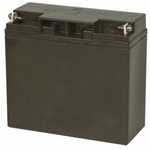 CJ12-18 12VDC /18Ah LEAD ACID BATTERY 180A (5 Sec) DISCHARGE 5.4A CHARGE CURRENT FASTON TABS F3 & F13 BLACK 5K