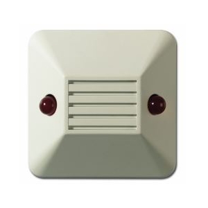 ARITECH AI673 OPTICAL/ACOUSTIC REMOTE INDICATOR 6-28VDC FLASH/SOLID RED LED 81 DBA 3600HZ SURFACE MOUNT WHITE