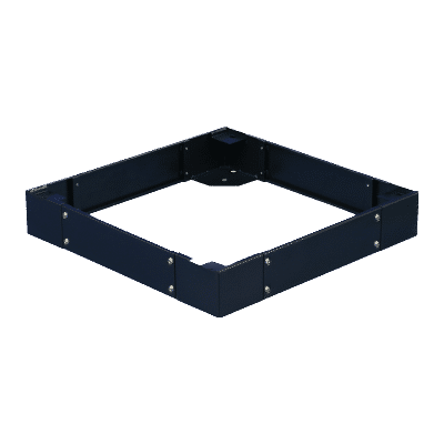 REDBACK RACKS PL0660 PLINTH SUITS CA.6612/CA.6012 12RU ALUMINIUM WEATHERPROOF WALL/POLE RACKS