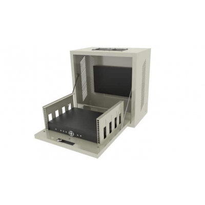 REDBACK RACKS VMW.6646 19 INCH 4/6RU VERTICAL WALL MOUNT RACK MONITOR MOUNT UPTO 22 INCH 20KG WHITE 600HX600WX