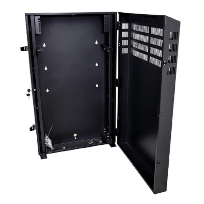 REDBACK RACKS VM.6904 19 INCH 4RU/2RU VERTICAL WALL MOUNT RACK IP20 40KG LOAD 1070HX650WX200D (MM)
