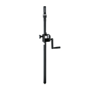 K&M 21340 WINCH UP DISTANCE ROD HAND CRANK RING LOCK M20 920-1520MM 35KG BLACK