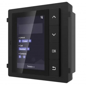 HIKVISION DS-KD-DIS KD8 SERIES MODULAR DOOR STATION DISPLAY MODULE 2ND GEN 3.5 INCH IP65