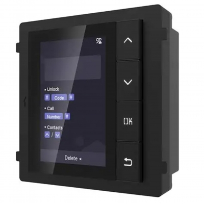 HIKVISION DS-KD-DIS KD8 SERIES MODULAR DOOR STATION DISPLAY MODULE 2ND GEN 3.5 INCH IP65