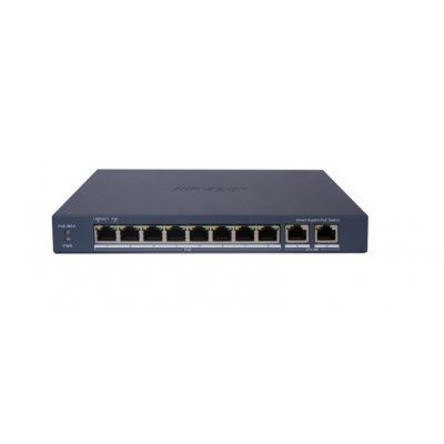 HIKVISION DS-3E1510P-EI V2 8PORT GIGABIT POE SWITCH 2X GIGABIT RJ45 110W L2 MANAGED