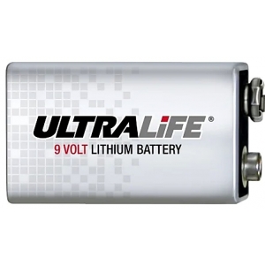 ULTRALIFE U9VL 9V LONG-LIFE LITHIUM BATTERY