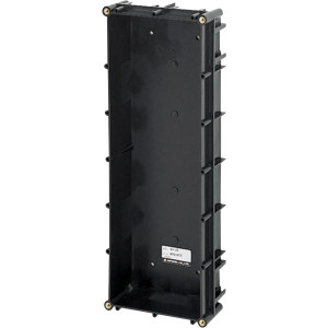 AIPHONE GT SERIES 3 MODULE FLUSH MOUNT BACK BOX BLACK PLASTIC