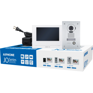 AIPHONE VIDEO INTERCOM KIT INCLUDE 1xJO-DVF STAINLESS STEEL FLUSH MOUNT VIDEO DOOR STATION, 1xJO-1MDW WHITE 7"