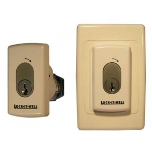 LOCK IT WELL OVAL 2 SPRING RETURN KEY SWITCH 1NO 1NC CHANGEOVER OL115004