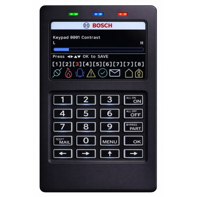 BOSCH CP736BBK SOLUTION 6000 / 6000-IP 3.5 INCH COLOR KEYPAD RS485 SMART CARD READER 12VDC BLACK