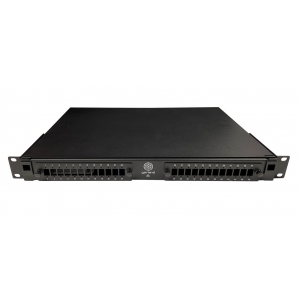 GARLAND MT30903B 1RU 19 INCH MODULAR 24 PORT 24/48 FIBRE FOBOT SLIDING FIBRE PANEL 44Hx436Wx339.6D (MM) BLACK