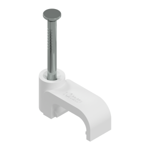 MATELEC FCC-1.5/500J 10MM 1.5MM² FLAT CABLE CLIPS 500/JAR WHITE