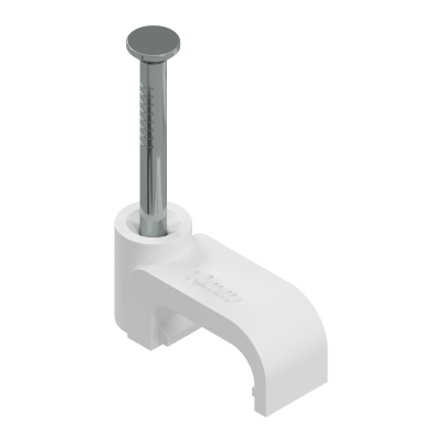 MATELEC FCC-1.5/500J 10MM 1.5MM² FLAT CABLE CLIPS 500/JAR WHITE