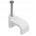 MATELEC FCC-2.5/500J 12MM 2.5MM² FLAT CABLE CLIPS 500/JAR WHITE