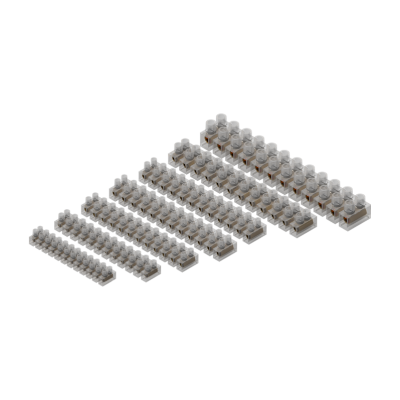 MATELEC STC-M10/10A 10MM² NATURAL 10A 12 POLE 2 WAY STRIP CONNECTOR