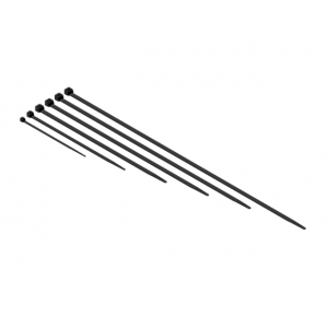 MATELEC NCT-450/76B 450X7.6MM NYLON CABLE TIES 100 PACK 55KG BLACK