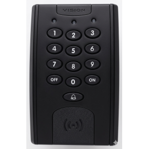 BOSCH CP155BBK WEATHER RESISTANT KEYPAD WITH PROX IP65 10-14.5VDC BLACK 129HX83WX30D (MM)