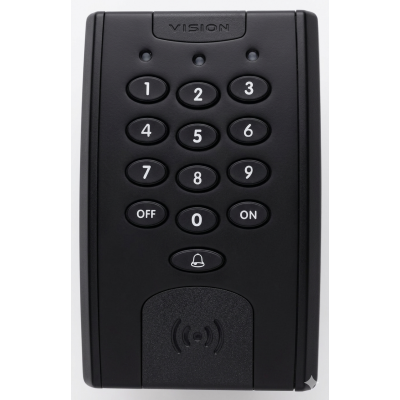 BOSCH CP155BBK WEATHER RESISTANT KEYPAD WITH PROX IP65 10-14.5VDC BLACK 129HX83WX30D (MM)