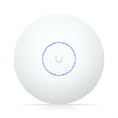 UBIQUITI U7-LR WIFI 7 ACCESS POINT 5 SPATIAL STREAMS 2.5GBE POE CEILING/WALL MOUNT