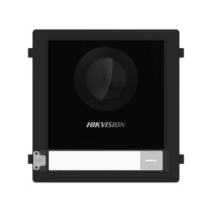 HIKVISION DS-KD8003-IME1(B) KD8 SERIES IP VIDEO DOOR STATION 2MP FISHEYE IR MIC IP65 POE GREY/BLACK