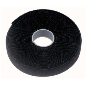 CABAC VT12BK/50M PRO HOOK AND LOOP CABLE TIE 12MM 2X25M ROLL BLACK