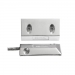 SENTROL SEN2202AU-L HARDWIRED ROLLER DOOR REED SWITCH SILVER DETECTION GAP 76.2MM 1 x N/C OUTPUT (DRY) METAL S