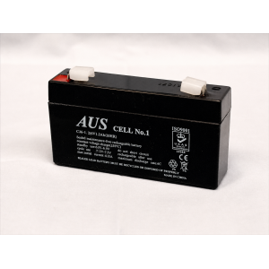 CJ6-1.2 6VDC /1.2Ah VALVE REGULATED LEAD ACID BATTERY OPERATE TEMP -20° ~ +60° 0.39A CHARGE CURRENT FASTON TAB