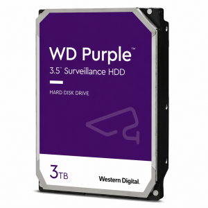 WESTERN DIGITAL WD33PURZ WD PURPLE 3TB 3.5IN SATA III 6GB/S SURVEILLANCE HDD
