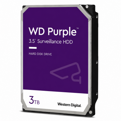 WESTERN DIGITAL WD33PURZ WD PURPLE 3TB 3.5IN SATA III 6GB/S SURVEILLANCE HDD