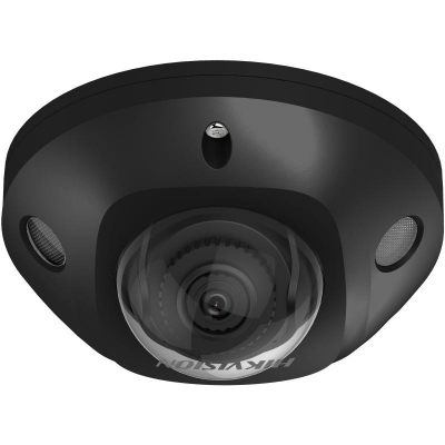 HIKVISION DS-2CD2566G2-I-BK ACUSENSE GEN 2 6MP IP CAMERA MINI DOME 2.8MM MIC IR 30M IP67 POE BLACK
