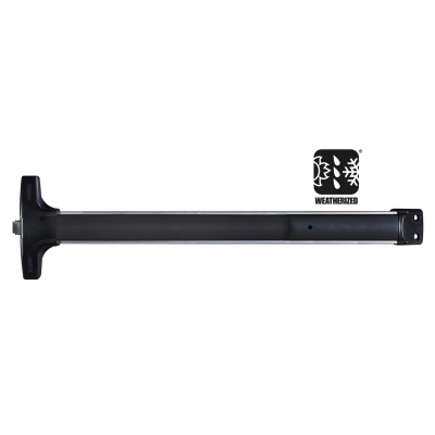 DETEX V40 EX W LD WEATHERIZED REQUEST TO EXIT RIM DEVICE ELECTRONIC SWITCHING LESS DOGGING BLACK