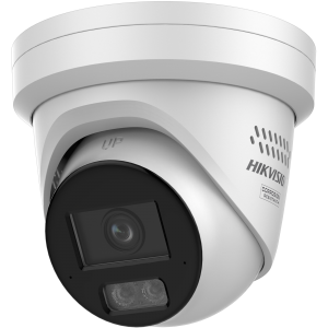 HIKVISION DS-2CD2387G3-LIS2UY/SRB COLORVU G3 8MP IP CAMERA TURRET MIC TWO-WAY AUDIO POE RED BLUE STROBE