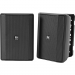 ELECTRO VOICE EVID-S-5.2XB EVID-S 5.25" 2-WAY FULL RANGE 100V LINE 60W IP65 8 OHM WALL MOUNTED SURFACE MOUNT SPEAKER PAIR BLACK